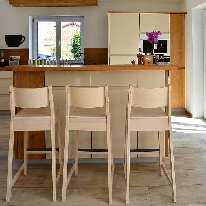 Kuechenblock mit Theke