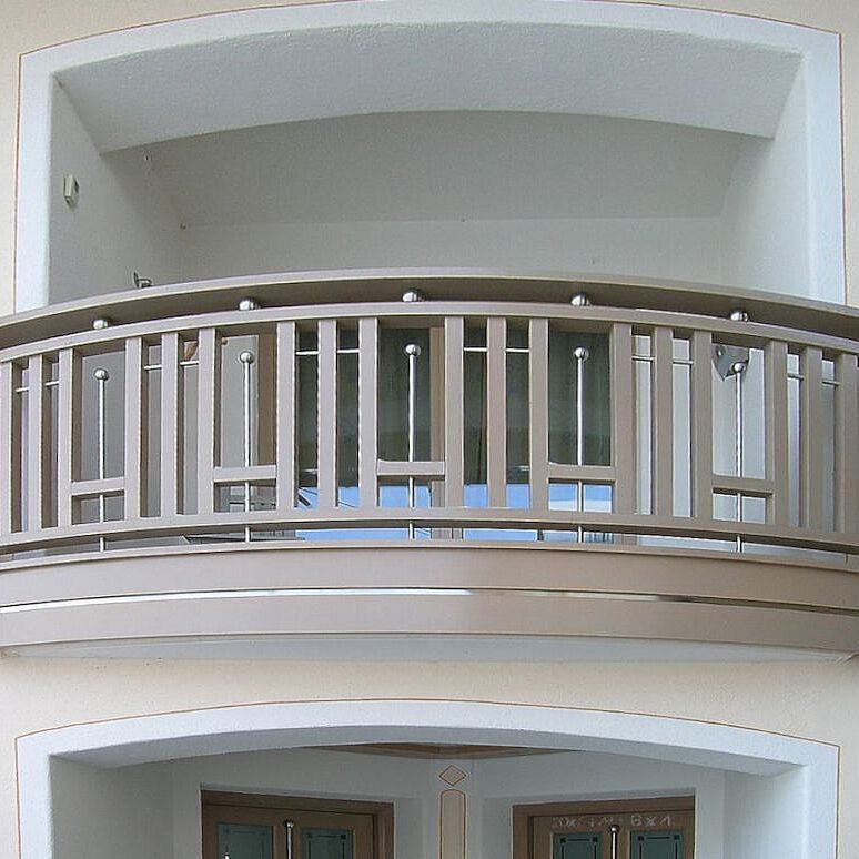 Balkon Holz und Metall Balkon Holz und Metall