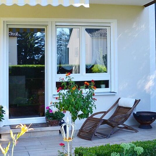 Holz-Alu-Fenster weiß