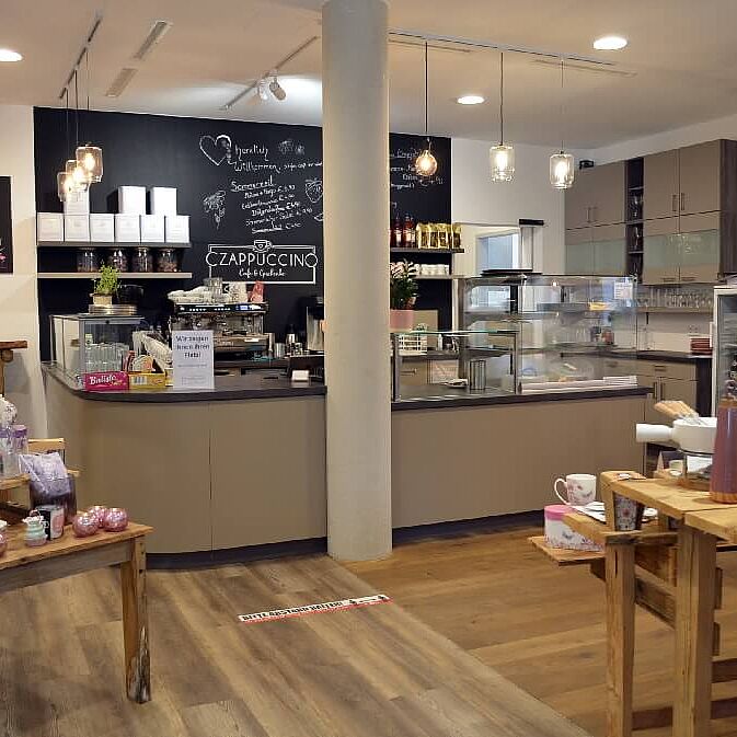 Tagescafe Theke Czappuccino Haag