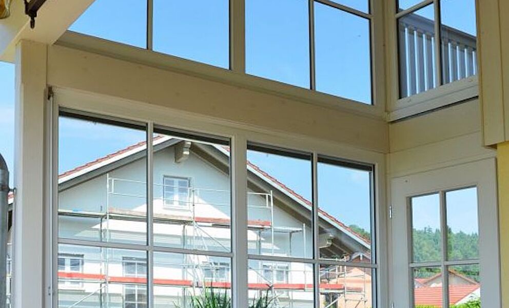 Terrasse Glas - Schreinerei Josef Schneider Kirchdorf