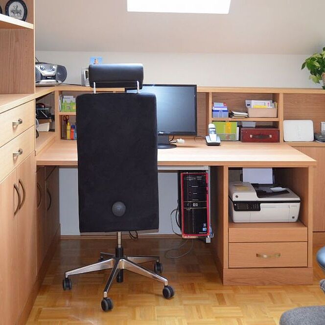 HomeOffice in Eiche HomeOffice in Eiche