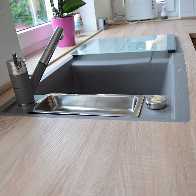 Einbau flächenbündig Spülbecken